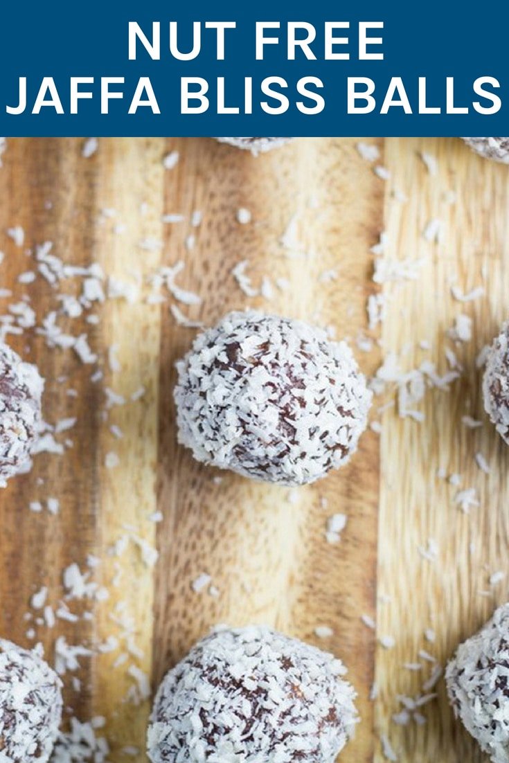 These nut free jaffa bliss balls will take you back to when it was cool to eat Jaffa's at the movies! 